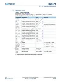 BLF574 Datasheet Page 7