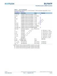 BLF647P Datasheet Page 5
