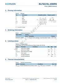 BLF6G10L-40BRN Datasheet Page 2