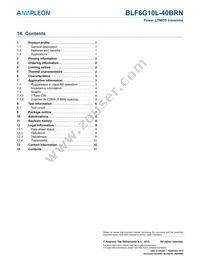 BLF6G10L-40BRN Datasheet Page 11