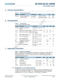BLF6G10LS-160RN Datasheet Page 3