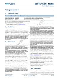 BLF6G10LS-160RN Datasheet Page 10