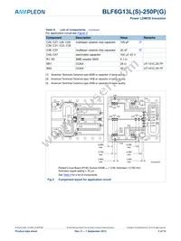 BLF6G13LS-250PGJ Datasheet Page 5