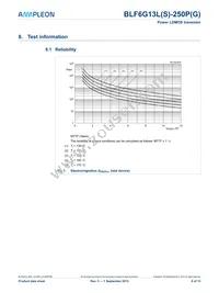 BLF6G13LS-250PGJ Datasheet Page 8