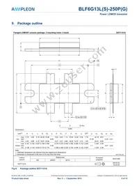 BLF6G13LS-250PGJ Datasheet Page 9