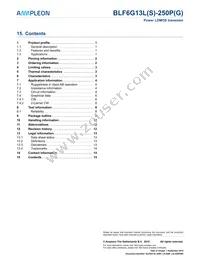 BLF6G13LS-250PGJ Datasheet Page 15