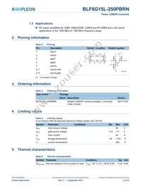 BLF6G15L-250PBRN Datasheet Page 2