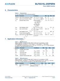 BLF6G15L-250PBRN Datasheet Page 3