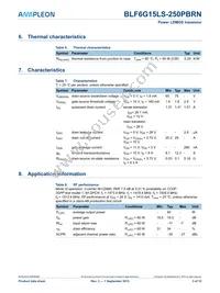BLF6G15LS-250PBRN Datasheet Page 3
