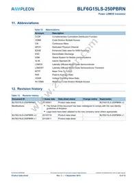 BLF6G15LS-250PBRN Datasheet Page 9
