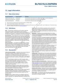 BLF6G15LS-250PBRN Datasheet Page 10