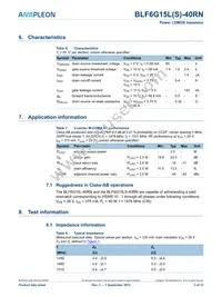 BLF6G15LS-40RN Datasheet Page 3