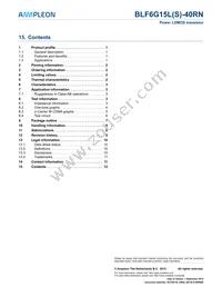 BLF6G15LS-40RN Datasheet Page 12
