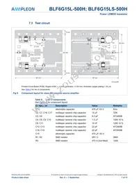 BLF6G15LS-500H Datasheet Page 7