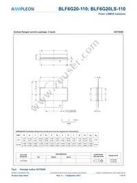 BLF6G20-110 Datasheet Page 7