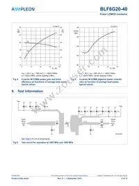 BLF6G20-40 Datasheet Page 5