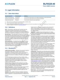 BLF6G20-40 Datasheet Page 10