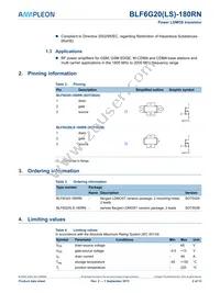 BLF6G20LS-180RN:11 Datasheet Page 2