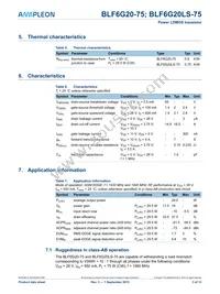 BLF6G20LS-75 Datasheet Page 3