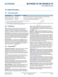 BLF6G20LS-75 Datasheet Page 11