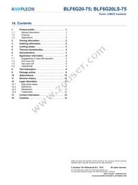 BLF6G20LS-75 Datasheet Page 13