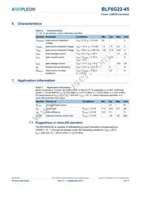 BLF6G22-45 Datasheet Page 3