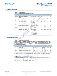 BLF6G22L-40BN Datasheet Page 3
