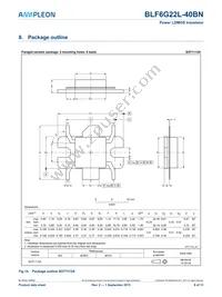 BLF6G22L-40BN Datasheet Page 9