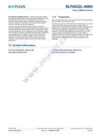 BLF6G22L-40BN Datasheet Page 12