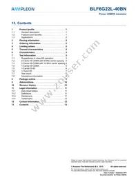 BLF6G22L-40BN Datasheet Page 13