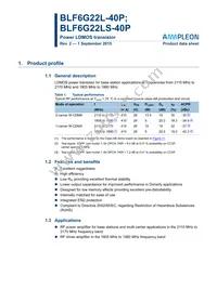 BLF6G22L-40P Datasheet Cover