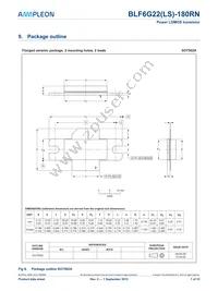 BLF6G22LS-180RN:11 Datasheet Page 7