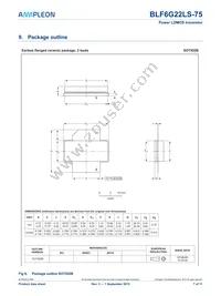 BLF6G22LS-75 Datasheet Page 7