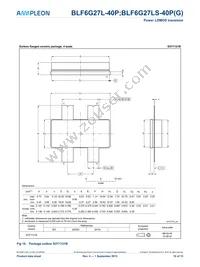 BLF6G27L-40P Datasheet Page 10