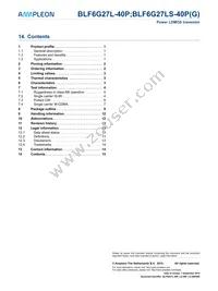 BLF6G27L-40P Datasheet Page 15