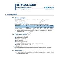 BLF6G27L-50BN Datasheet Cover