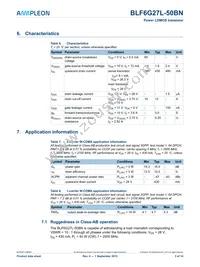 BLF6G27L-50BN Datasheet Page 3