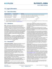 BLF6G27L-50BN Datasheet Page 12