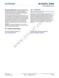 BLF6G27L-50BN Datasheet Page 13