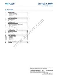 BLF6G27L-50BN Datasheet Page 14