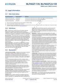 BLF6G27LS-135 Datasheet Page 12