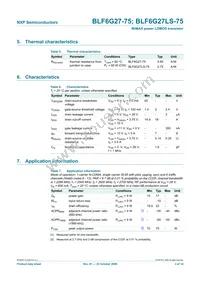 BLF6G27LS-75 Datasheet Page 3