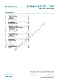 BLF6G27LS-75 Datasheet Page 14