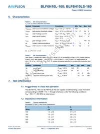 BLF6H10LS-160 Datasheet Page 3