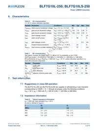 BLF7G10L-250 Datasheet Page 3