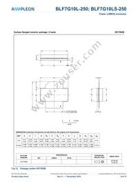 BLF7G10L-250 Datasheet Page 9