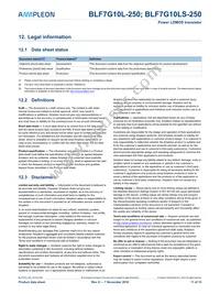 BLF7G10L-250 Datasheet Page 11