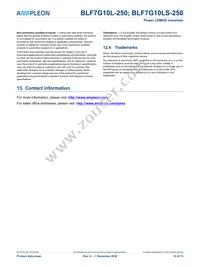 BLF7G10L-250 Datasheet Page 12