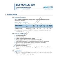 BLF7G15LS-200 Datasheet Cover