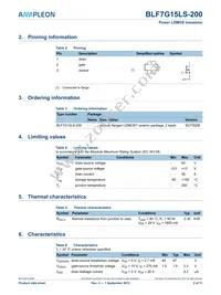 BLF7G15LS-200 Datasheet Page 2